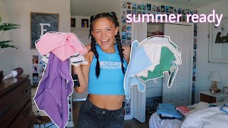 getting MY CLOSET ready 4 summer *SUMMER clothing tryon haul*