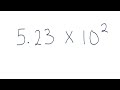 Standard form of a number