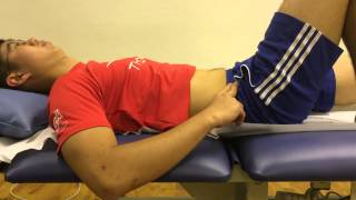 Oblique activation – right emphasis