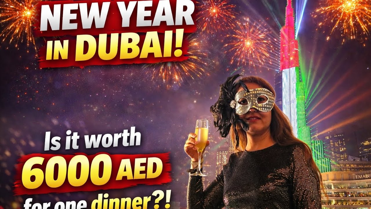 Full Fireworks show of Burj Khalifa,  the Dubai Mall