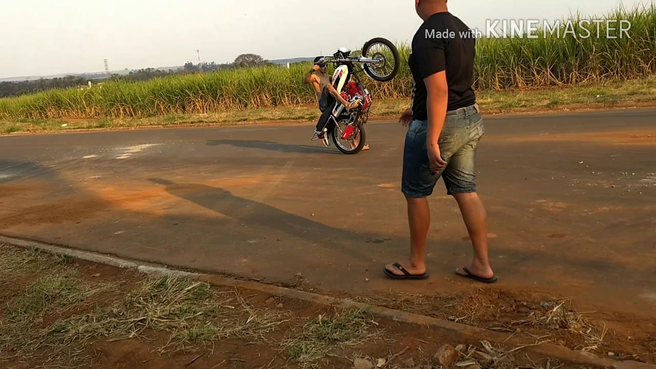 125 BRANCA & CROMADA +  QUEBRAO NO GRAU