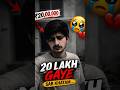 20 lakh Gaya😭 Sab khatam🥺 #minivlog #shorts #trading #loss #emotional #sad #youtubeshorts #viral