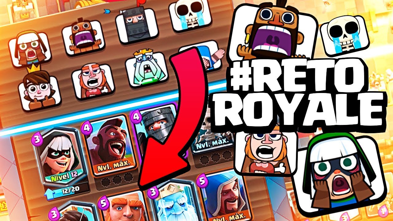 clash of royale private server GANO SOLO USANDO EMOTES | #RetoRoyale