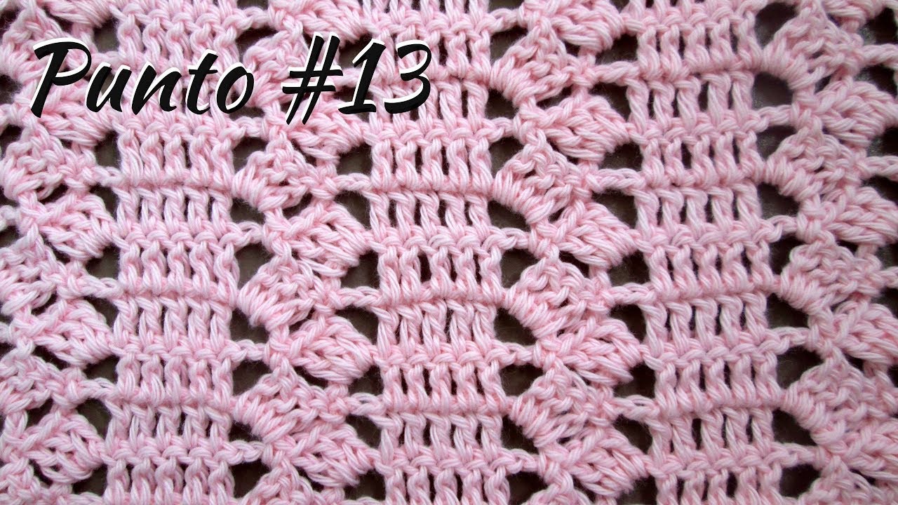 Puntada a Crochet Hermosa, para Blusas o Muestra - YouTube