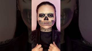 #TateLangdon Skull Makeup Tutorial 💀 #AHS #SkullMakeup #SkeletonMakeup #HalloweenMakeup