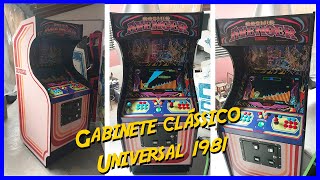 Novidade!..Cosmic Avenger gabinete clássico de 1981, hardware moderno e sistema multijogos completo!