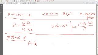 LES18 Density of Metals Example 3 Method 3 and 4