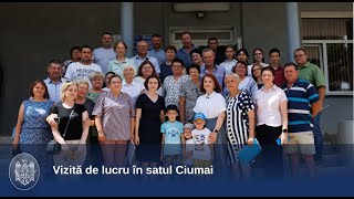 Vizită de lucru în satul Ciumai