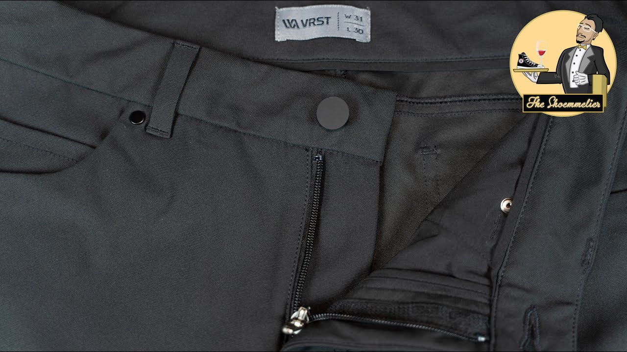 VRST Men's Commuter Slim Fit 5 Pocket Pants, featuring the Mache Runner