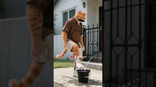 bapak gagal cuci kaki. #funny #comedy #komedi #kucinglucu #komedikucing #shorts