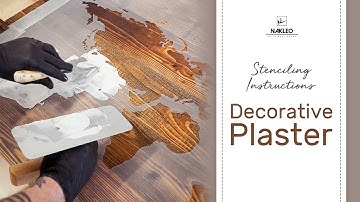 4 Easy Steps - Stenciling Instructions: Decorative Plaster - How to use with stencil pattern?