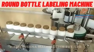 Self Adhesive - Round Bottle Labeling Machine