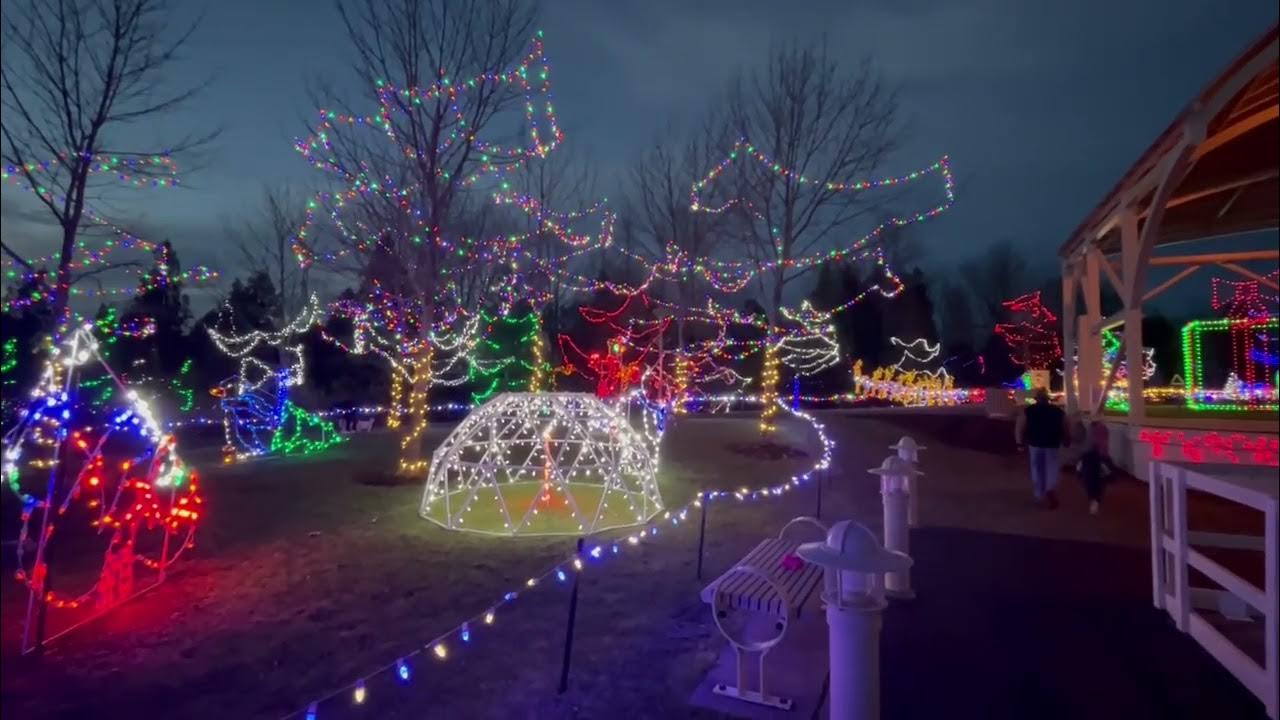 Christmas Lights Quispamsis Arts & Culture Park November 2022 YouTube