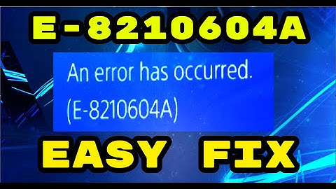 How To Fix Ps4 Error Code E-8210604A 2023 (No More PS Store Payment Errors)