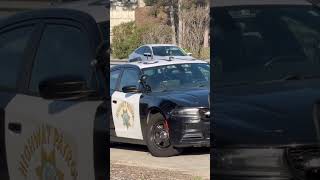 CHP on scene of a rollover accident on Highway 126 #chp #cops #caraccident
