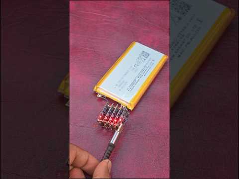 5x TP4056 Hack: Super Fast 10000mAh Battery Charger DIY #shorts #battery #tp4056