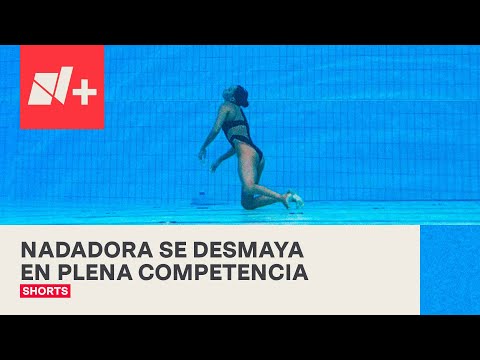 Nadadora mexicoamericana se desmaya en plena competencia - N+ #Shorts