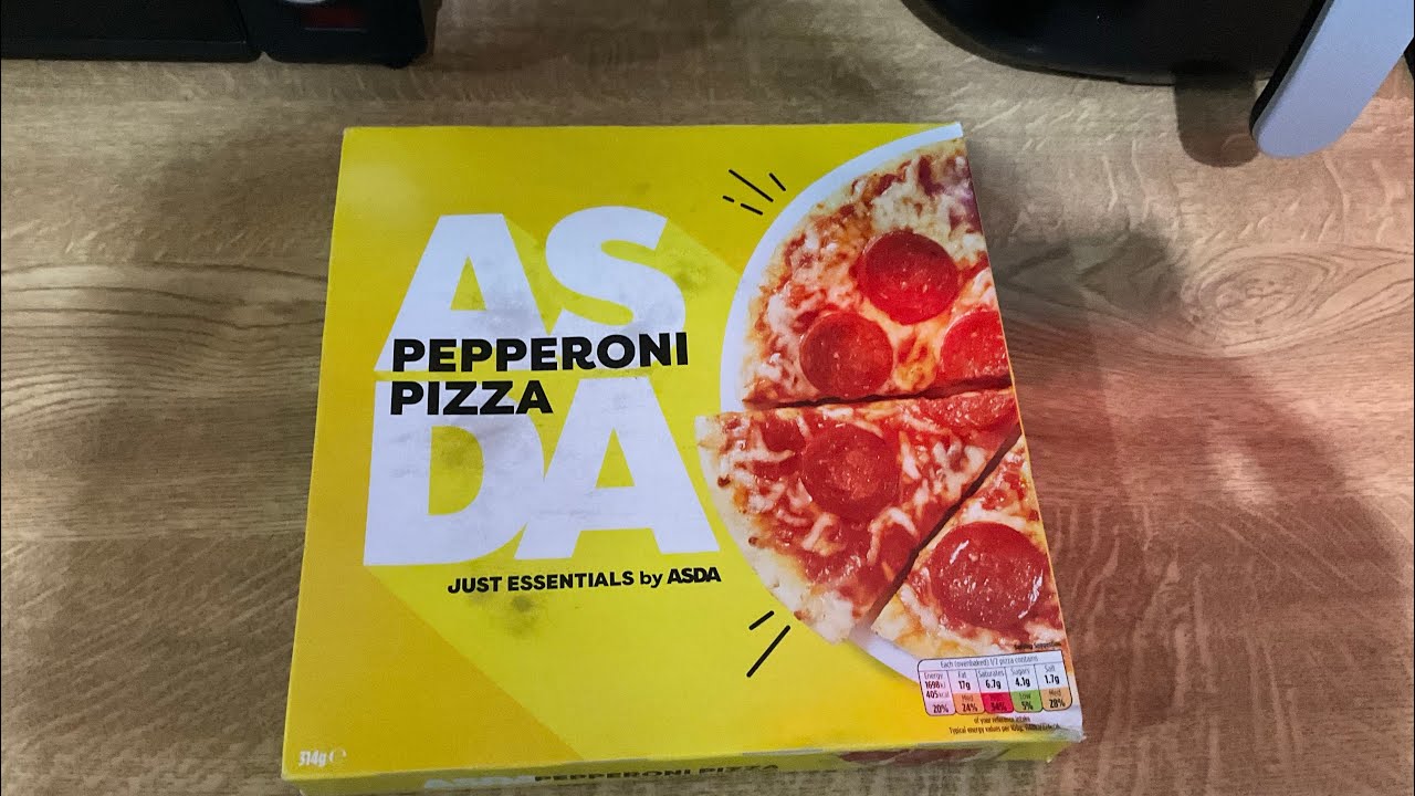 Pepperoni Pizza ASDA JUST ESSENTIALS RANGE Food Review BUDGET pepperoni-pizza-asda-just-essentials-range-food-review-budget