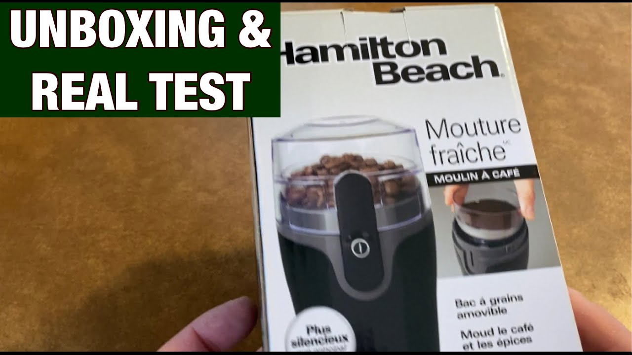 ✓ Hamilton Beach Fresh Grind Electric Coffee Grinder Review 