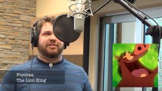 Different characters singing let it go reversed