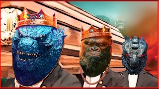 Kong & Godzilla vs  MechaGodzilla - Meme Coffin Dance COVER Astronomia