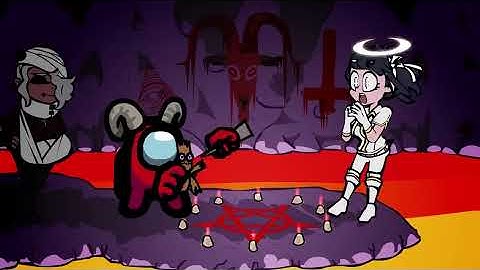 Mini Crewmate Kills 12 Helltaker Characters | Among Us