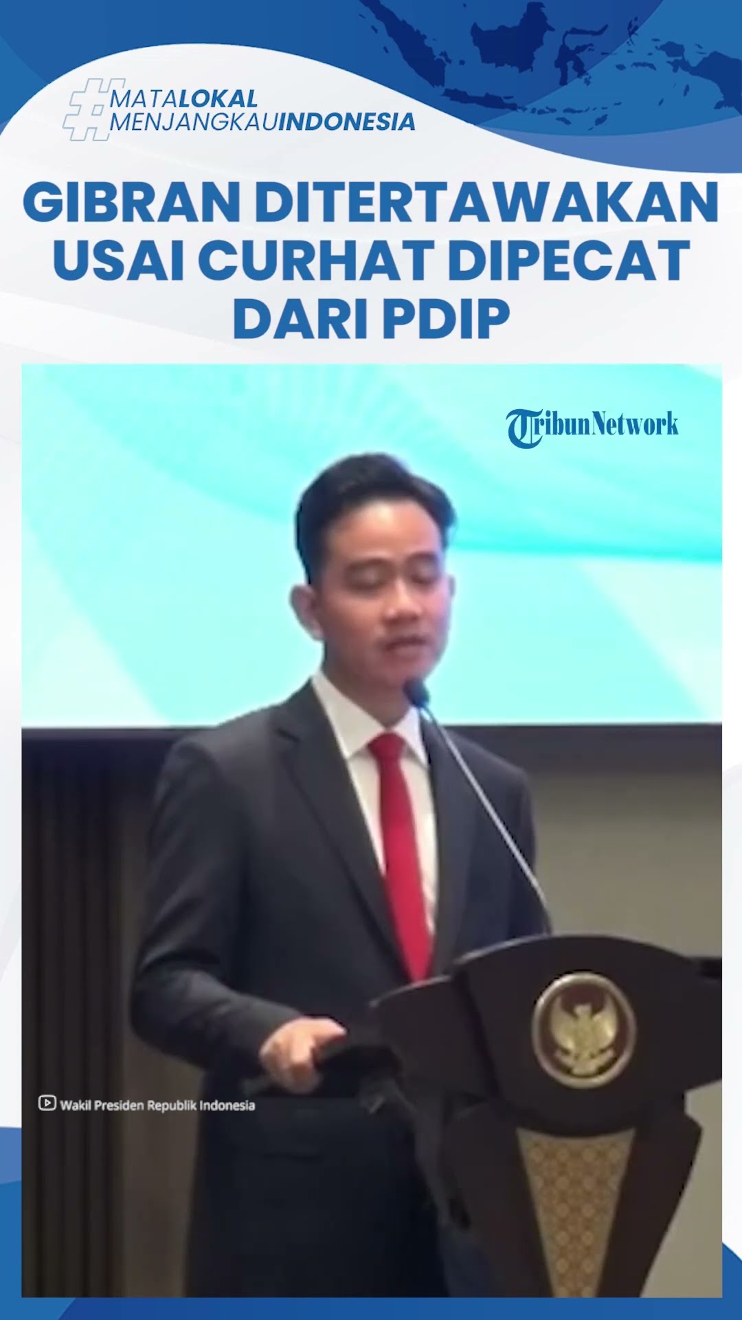 Gibran Curhat Dipecat dari PDIP saat Pidato di Hadapan Pemuda Katolik, Langsung Ditertawakan