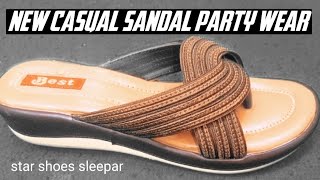 NEW CASUAL SANDALS PARTY WEAR FOR WOMEN NEW MODEL LIGHTWAIT COMFORTABLE CHAPPAL #trending #design