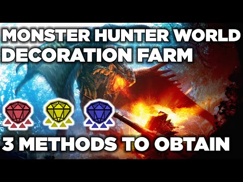 Monster Hunter World Decoration Farm - YouTube