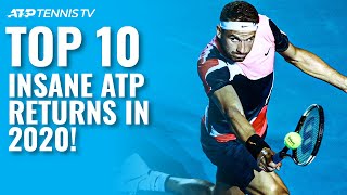 Top 10 Insane ATP Return Winners in 2020!