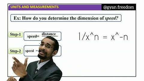 How to find dimensions of speed| #measurement  #neet #jee #cbse #exam #viral @GyanFreedom