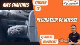 Citroen C3, Le Régulateur De Vitesse