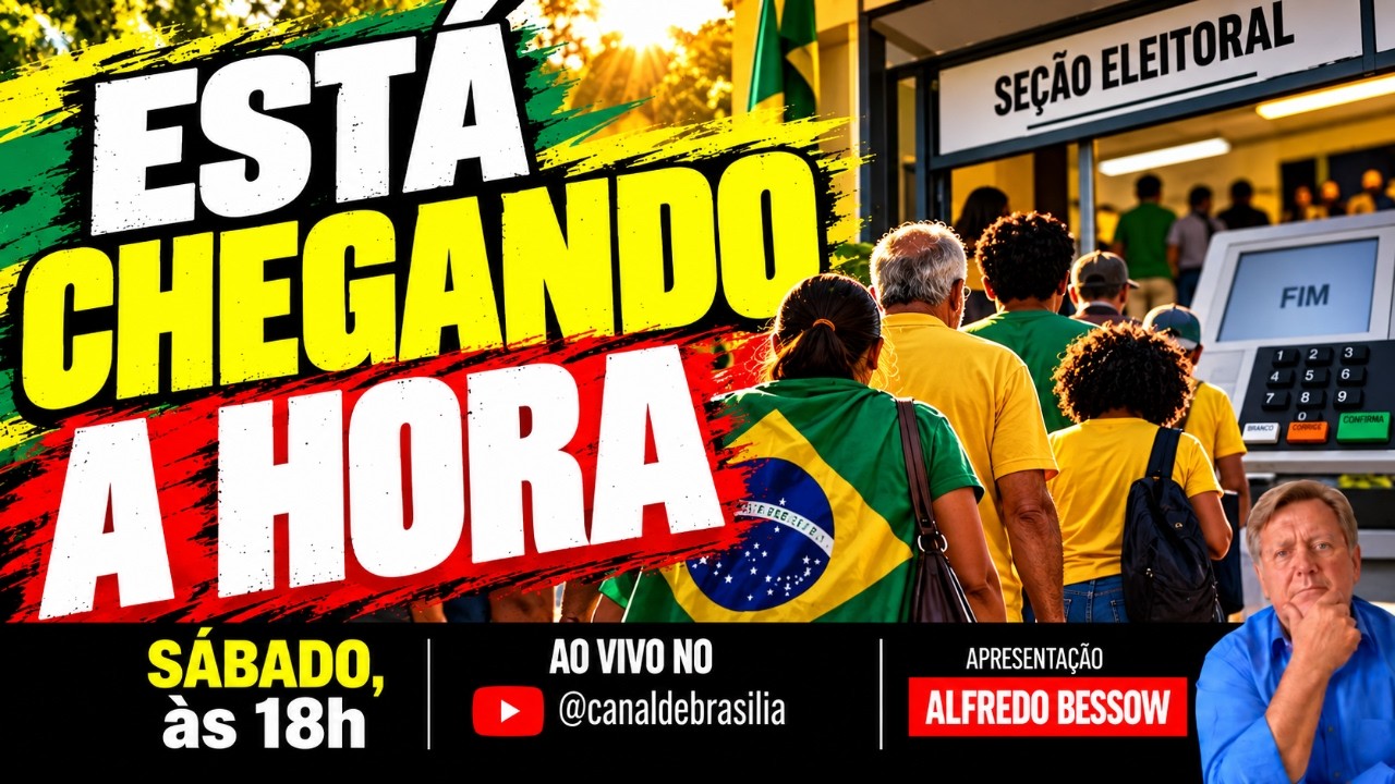 [03/10/2026] O BRASIL NAS URNAS: UM DIA DECISIVO PARA A NAÇÃO