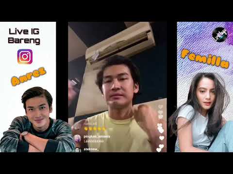 Anrez Adelio dan Femila Sinukaban Live Instagram Nyanyi Bareng - Teman Tapi Mesra