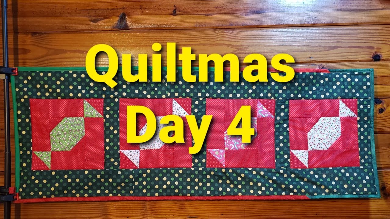 Finishing the Christmas Table Runner | Quiltmas Day 4