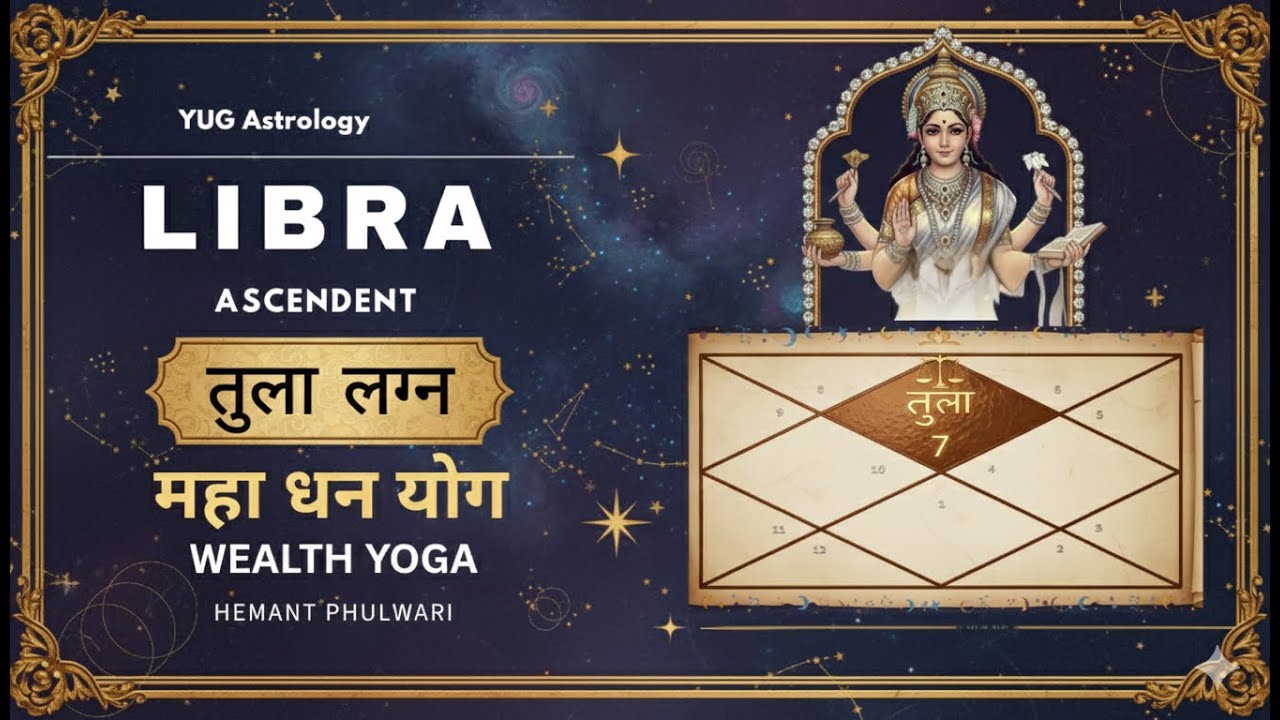💰Powerful Wealth Yoga Libra Ascendant  💰 | तुला लग्न धन योग | तुला लग्न का राजयोग | HEMANT PHULWARI