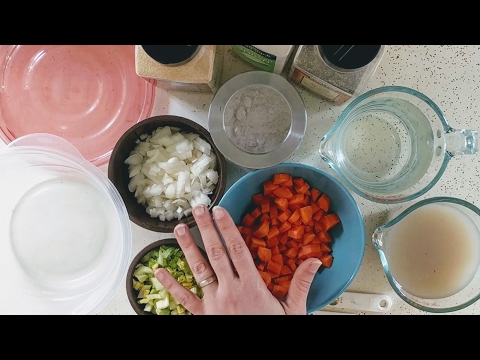 Instant Pot Freezer Soup Base + Potato Ham Soup Recipes