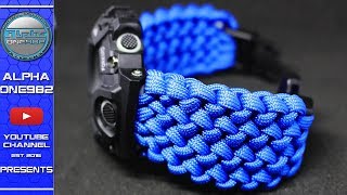 How to make a Paracord watch band Conquistador bracelet  Watch strap