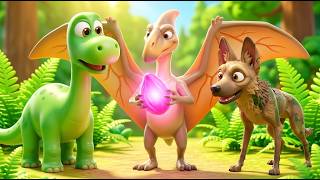 MAGIC Orb ESCAPES! A Glowing Star Takes Flight in a WILD Downpour 😲✨🌧️ | Dinosaur Funny World