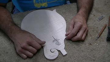 182 RSW Custom Rosa Mandolin Rose and Neck Part 6