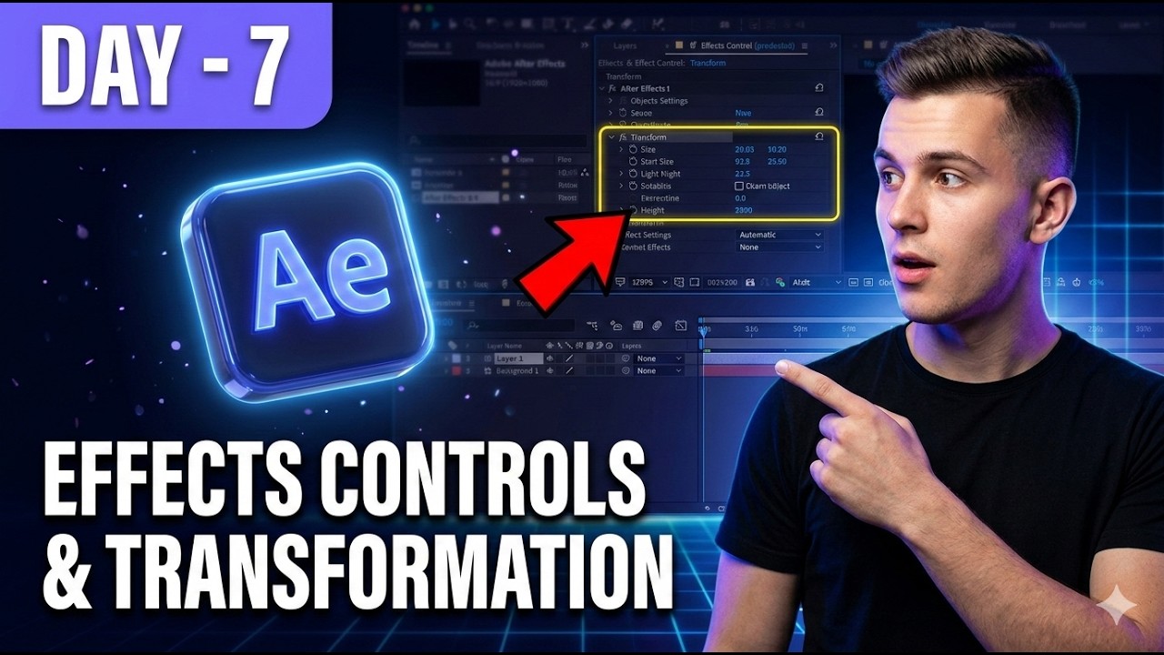 After Effects Effects Control Panel Explained 🔥 | Transformations ...