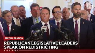 RAW: Republicans' redistricting press conference