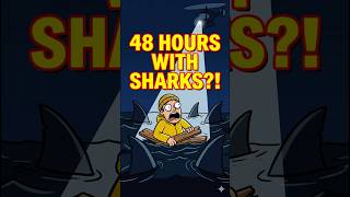“Lost At Sea For 48 Hours… With Sharks Around Him 😨🦈” #Shorts #Australia #shark