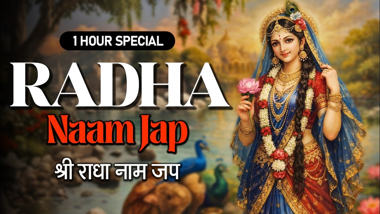 अखंड श्री राधा नाम जप 11000 Baar Shri Radha Naam Jaap 11000 Times Radha Naam Dhun | Braj Dham Dhun