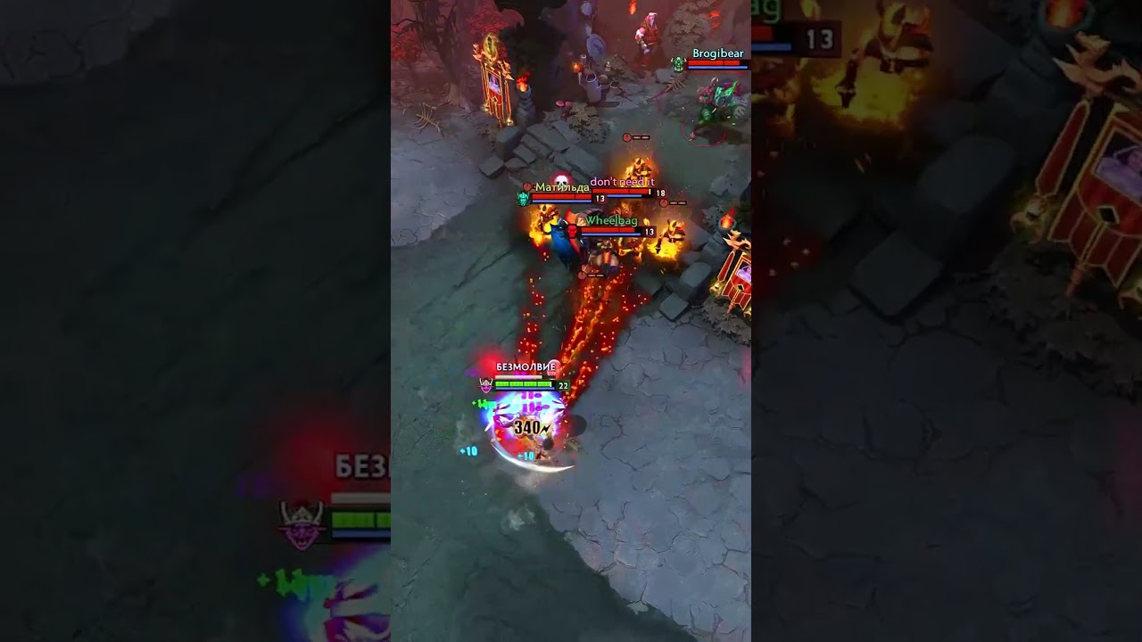 Жесткий абуз хп регена и мана регена на Тимбера 