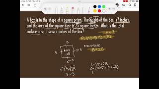 Missing Dimensions Surface Area