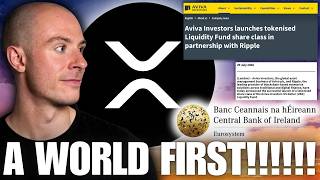 Ripple XRP And Aviva ($400 Billion AUM) World First.. Central Bank Of Ireland Approved