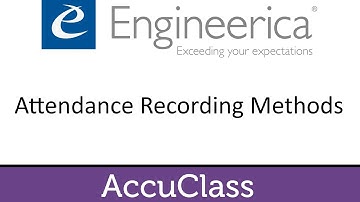 AccuClass Attendance Recording Methods