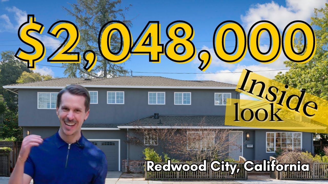 Inside Look $2,048,000 Redwood City Home. PERFECT location!