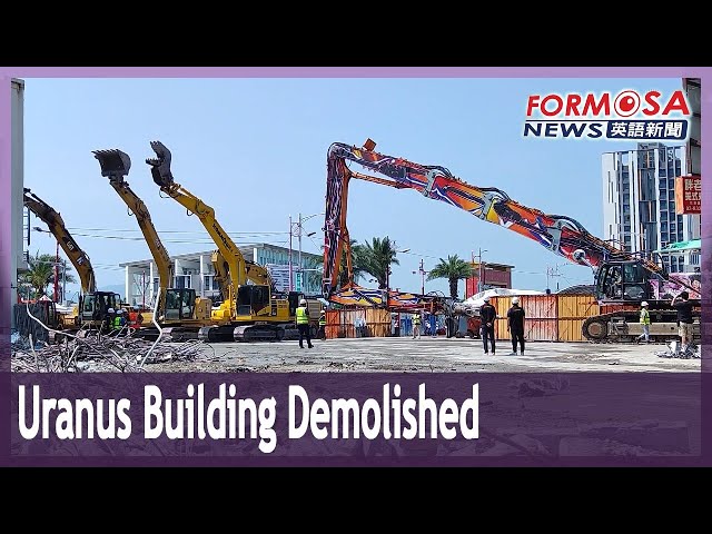 Hualien’s Uranus Building demolished two weeks after earthquake｜Taiwan News